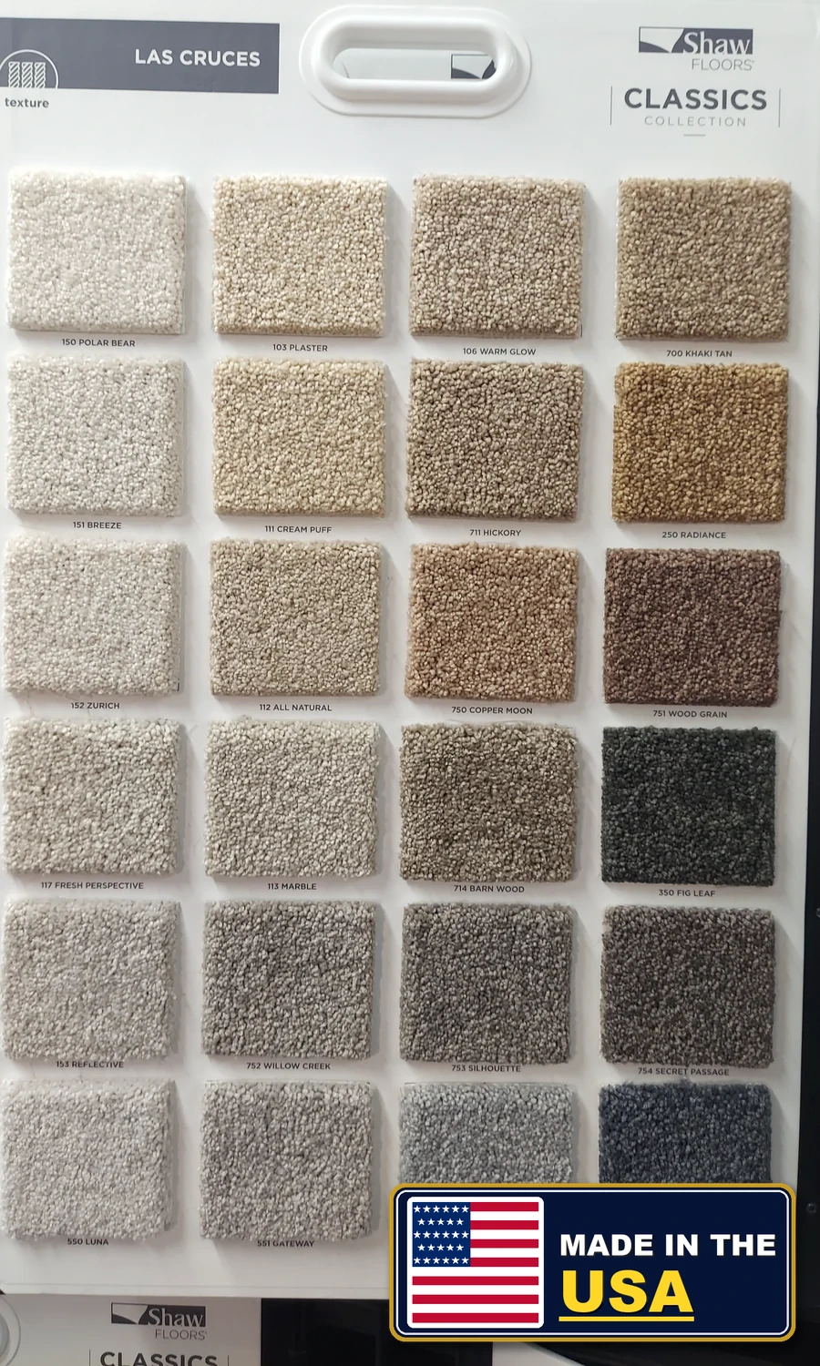 Las Cruces · Carpet · Shaw · Classics · flooring sample photo · Floor World Ephrata PA