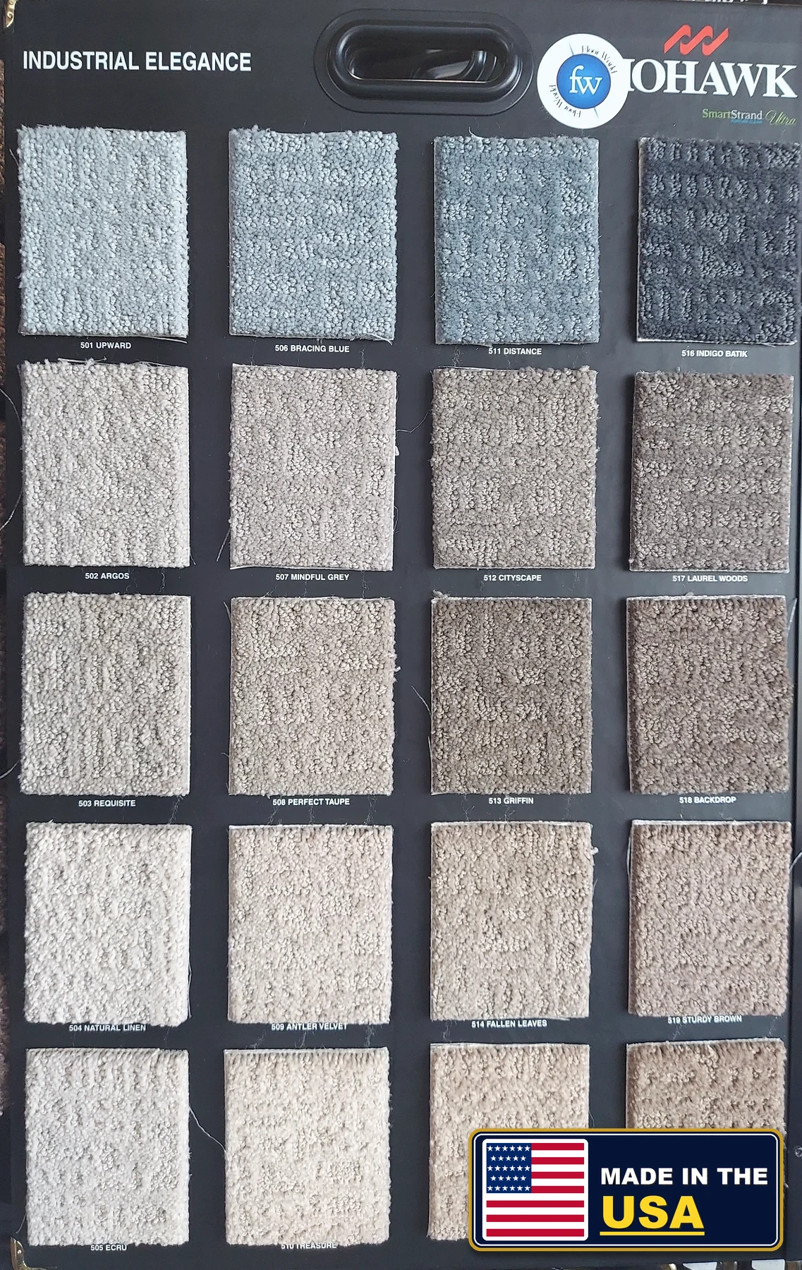 Industrial Elegance SmartStrand Forever Clean · Carpet · Mohawk · SmartStrand Forever Clean · flooring sample photo · Floor World Ephrata PA