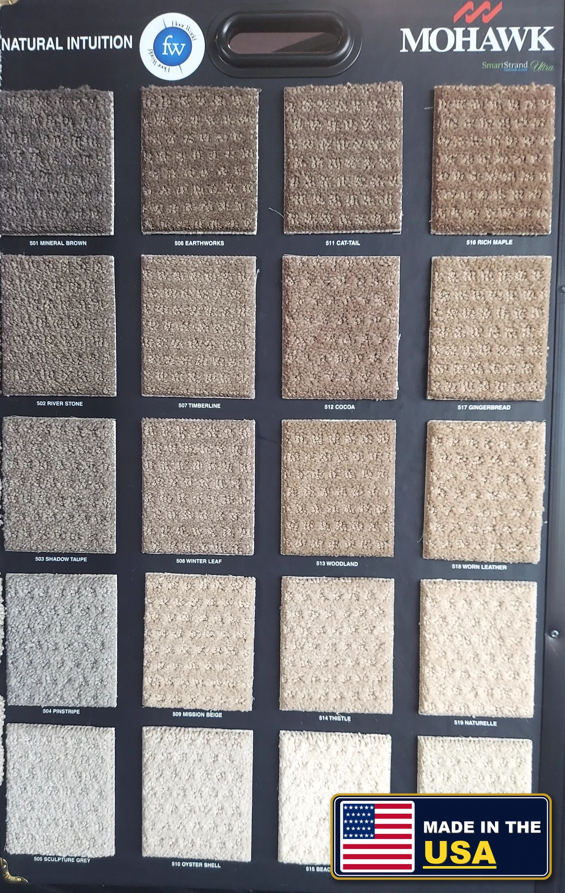 Natural Intuition SmartStrand Forever Clean · Carpet · Mohawk · SmartStrand Forever Clean · flooring sample photo · Floor World Ephrata PA