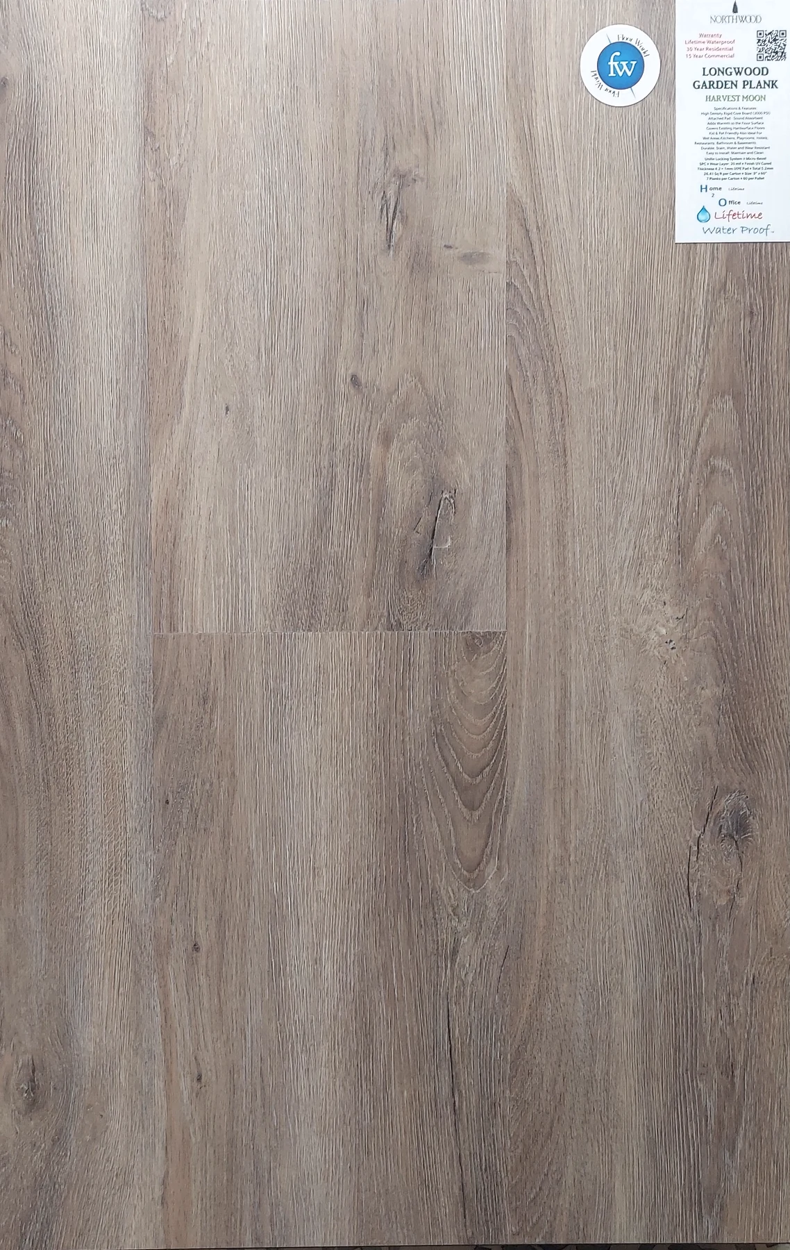 Harvest Moon Garden Party · Luxury Vinyl Plank/Tile · Northwood · Longwood Gardens · flooring sample photo · Floor World Ephrata PA