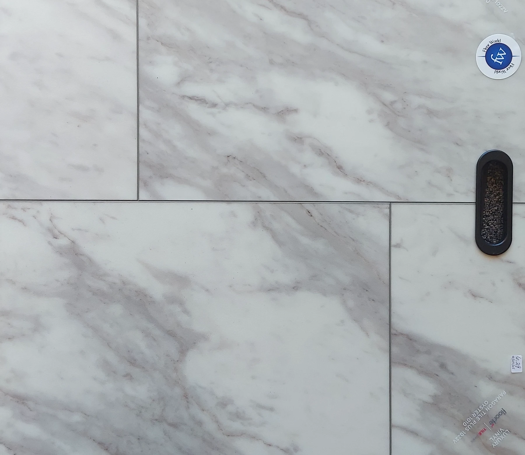 Oyster Paragon Tile Plus · Luxury Vinyl Plank/Tile · Shaw · Paragon Tile Plus · flooring sample photo · Floor World Ephrata PA