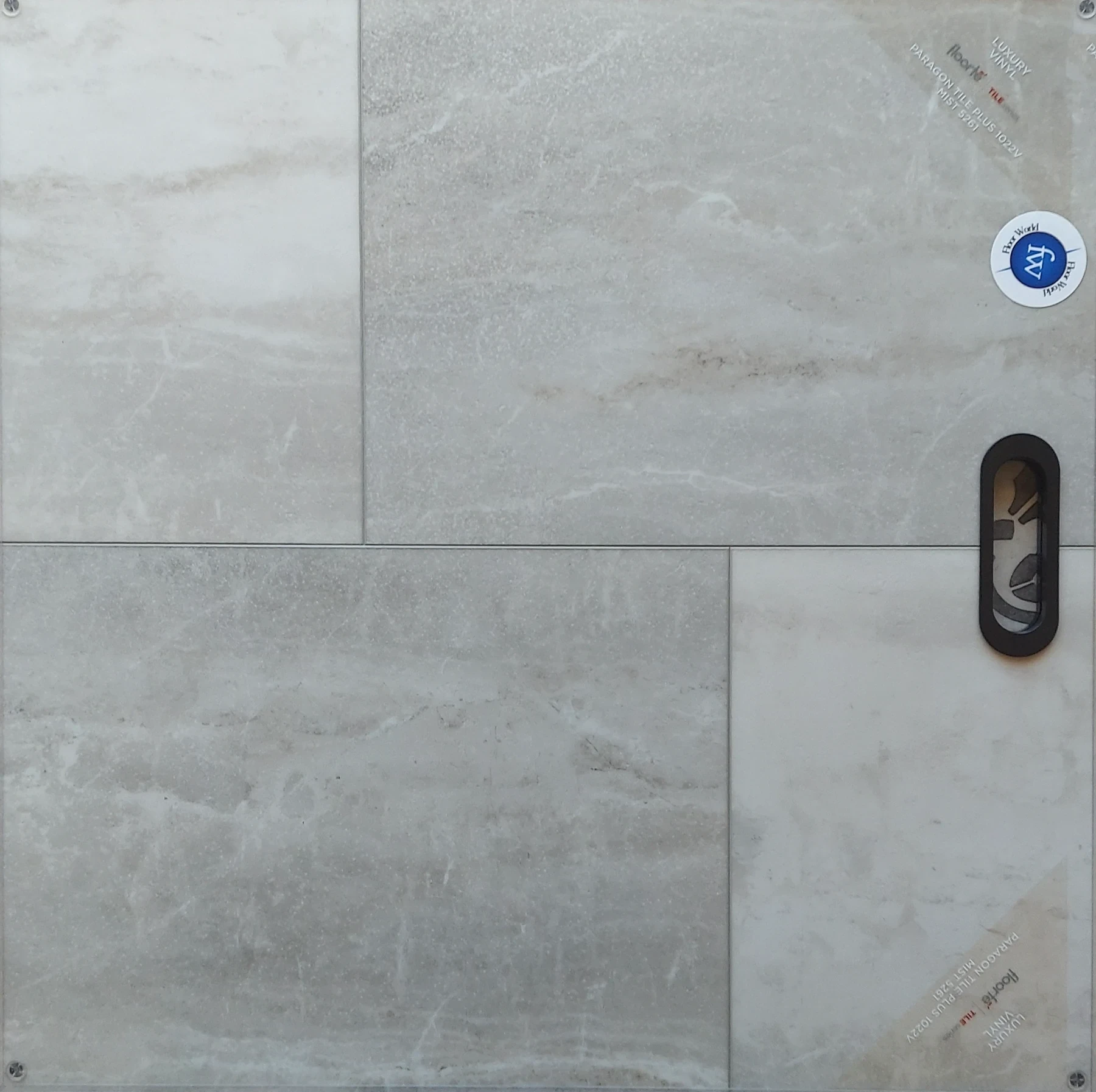 Mist Paragon Tile Plus · Luxury Vinyl Plank/Tile · Shaw · Paragon Tile Plus · flooring sample photo · Floor World Ephrata PA