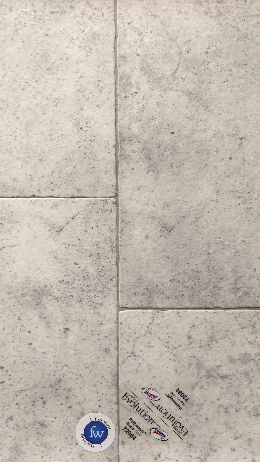 Pathways Glacier Trail · Sheet Vinyl · Congoleum · Evolution · flooring sample photo · Floor World Ephrata PA