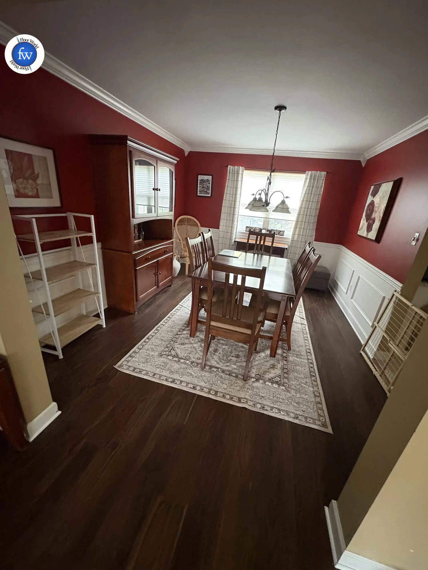Rich Walnut Garden Plank · Luxury Vinyl Plank/Tile · Northwood · Longwood Gardens · installed room photo · Floor World Ephrata PA