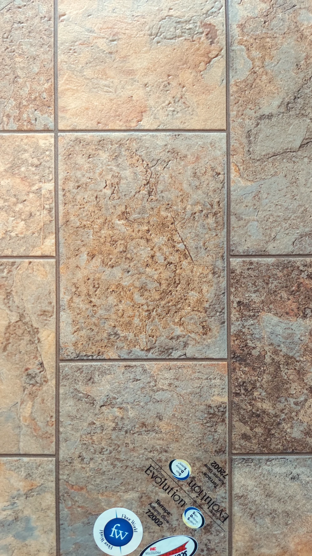 Terrace - Autumn Glow · Sheet Vinyl · Congoleum · Evolution · flooring sample photo · Floor World Ephrata PA