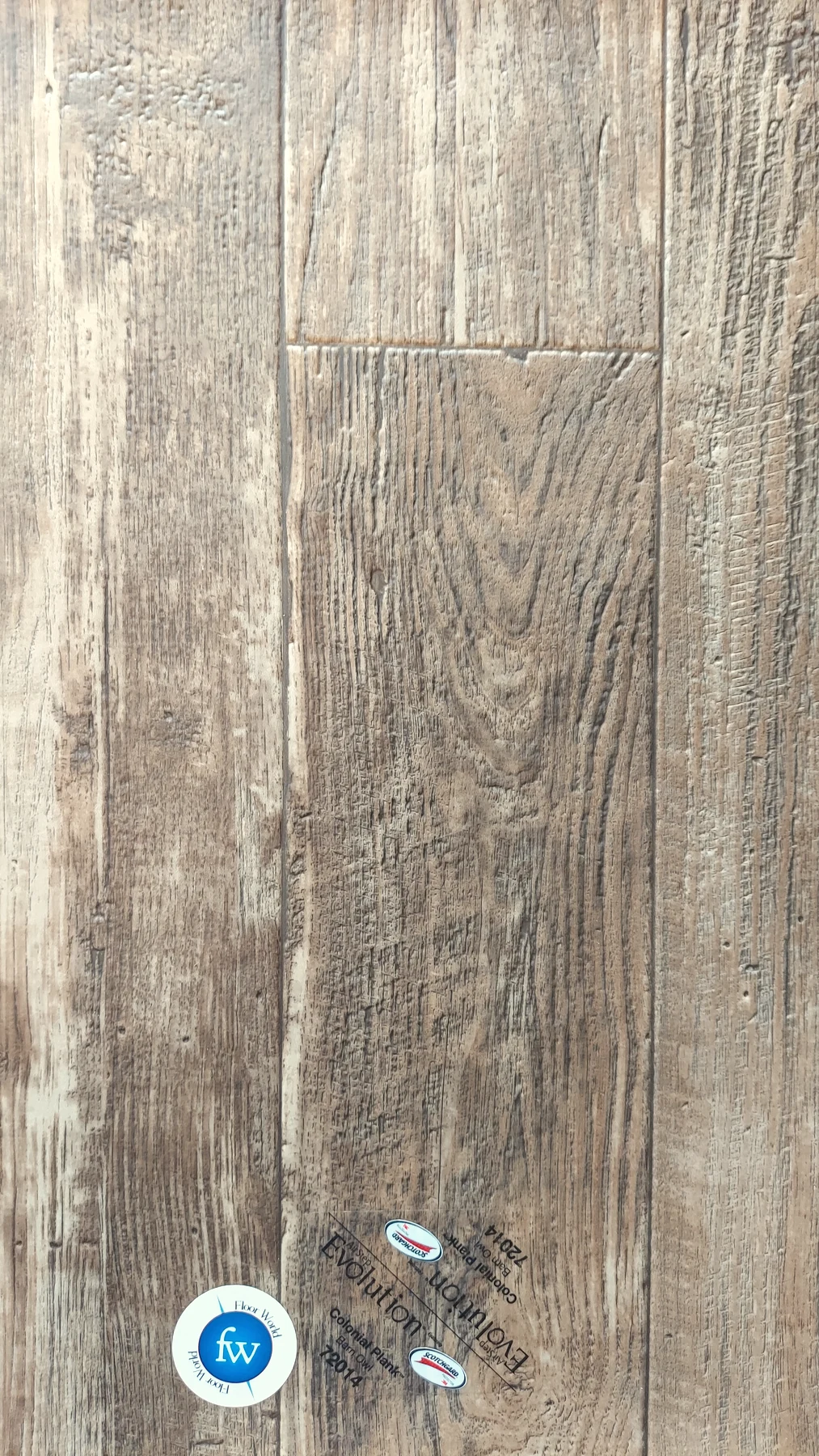 Colonial Plank - Barn Owl · Sheet Vinyl · Congoleum · Evolution · flooring sample photo · Floor World Ephrata PA